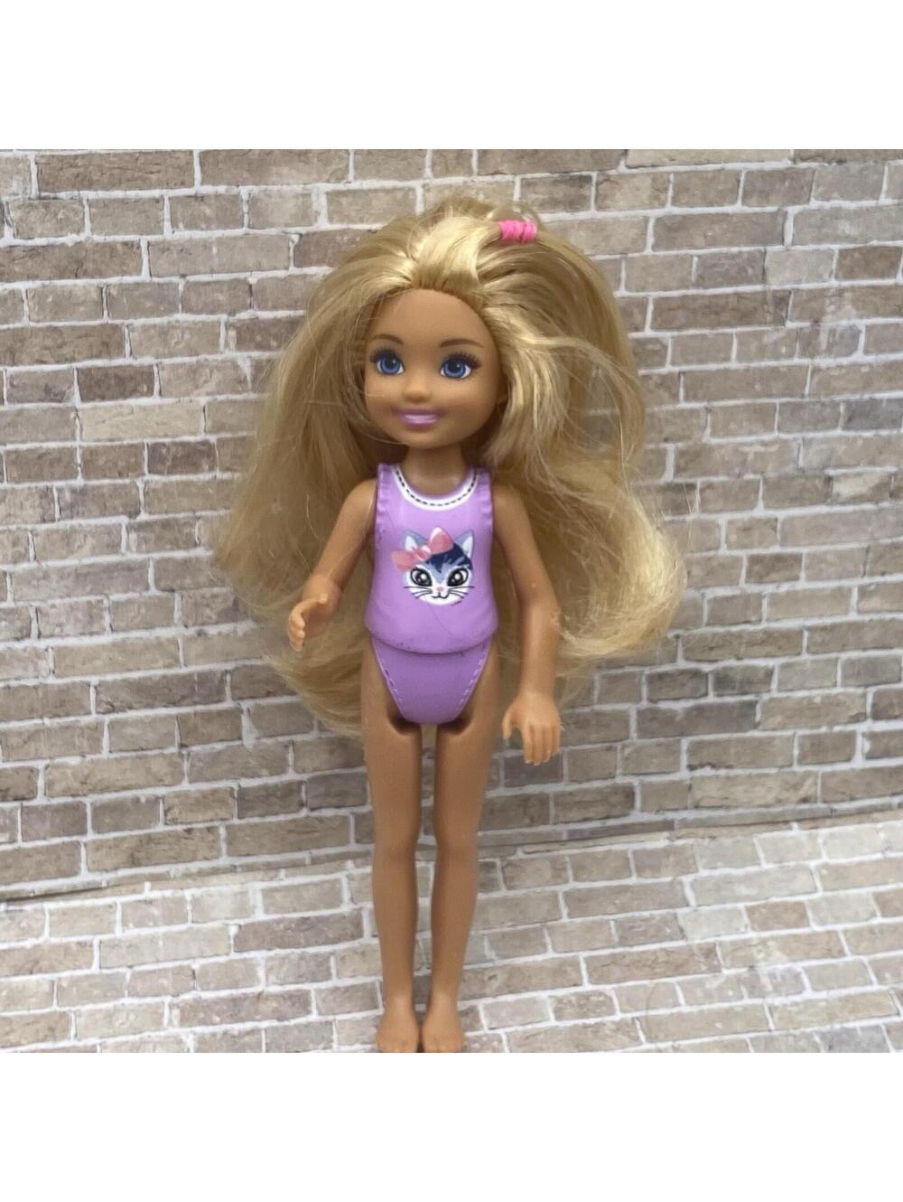 BARBIE CLUB CHELSEA 5.5" DOLLS 2010 CAT FACE